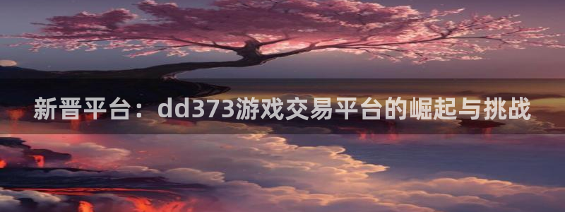 杏盛主管：新晋平台：dd373游戏交易平台的崛起与挑战